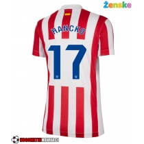 Ženske Nogometnih dresov Atletico Madrid David Hancko #17 Domači 2025-26 Kratki rokavi